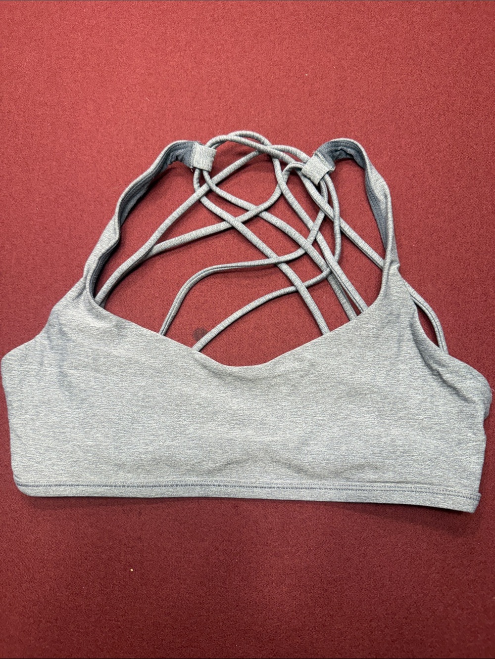 Gray Strappy Sports Bralette - Women Intimates & Sleepwear